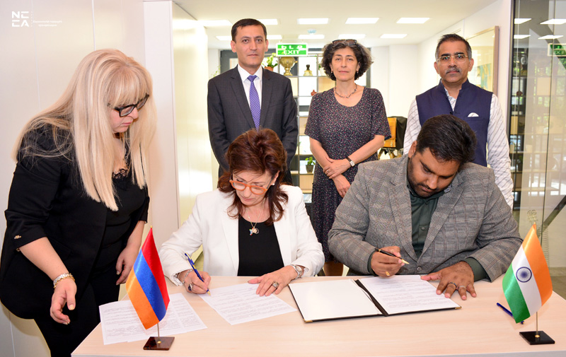 An Armenian-Indian Memorandum of Understanding is signed